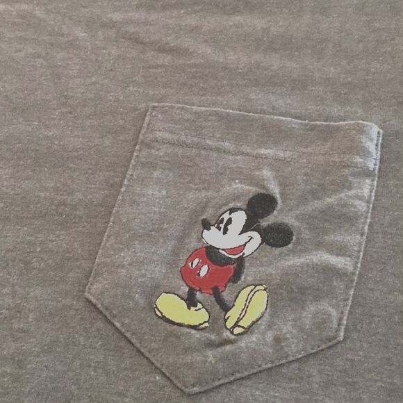 Disney Mickey Mouse Embroidered Pocket Shirt - Small - Picture 1 of 3